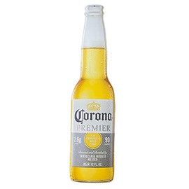 Corona Premier Bottle Shaped Tin Tacker Metal Sign | 22" Tall