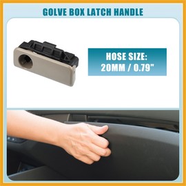 Partuto Car Interior Handle 5550635020E0 Glove Box Latch Handle for Toyota 4Runner 2003-2009 Plastic Beige Replacement