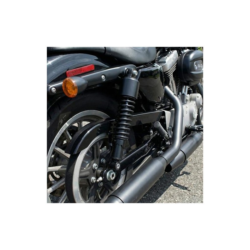 Shock Absorber Progressive Adjustable Black for Harley Honda Suzuki Lowering