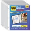 KTRIO 1200 Pack Sheet Protectors 8.5 x 11 inch, Clear