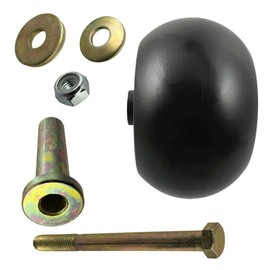 Masnln Plastic Deck Wheel for Exmark Toro 103-3168 103-4051 1-603299 103-7263 109-9011 Mower with Hardware Kits (6)