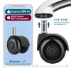 TICONN Office Chair Caster Wheels 2" Dual Wheels Set of