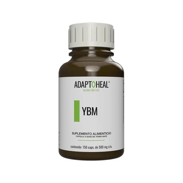 Suplemento Adaptoheal Suplemento Alimenticio Ybm Yerbamate 150 Caps De 0.5g