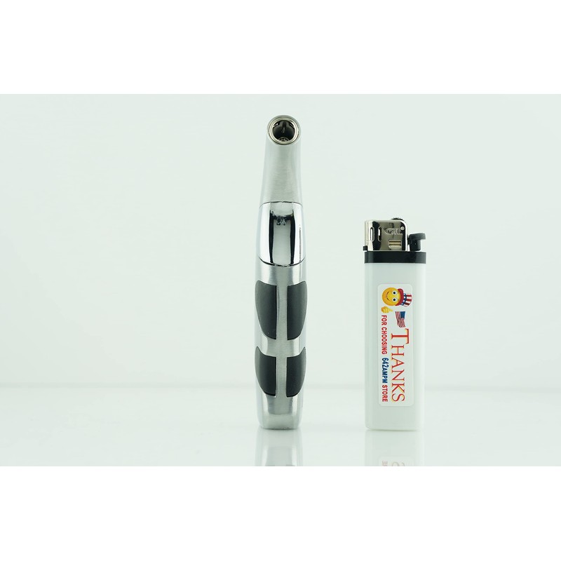 2 Items Scorch Metal 45 Degree Refillable Adjustable Flame Jet