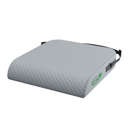 Lumia Wellness Extra Large Seat Cushion - Wheelchair Cushion, Anti-Slip, Removable Strap (Gray)