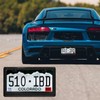 DCRCFIBER Real Carbon Fiber License Plate Frame, 100% Pure Carbon