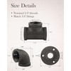 Niubid 30 Pack 3/4 Inch Cast Iron Pipe Fittings (10