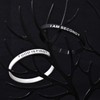 2-pack-GOD IS FIRST BRACELET I AM SECOND Motivational Message man