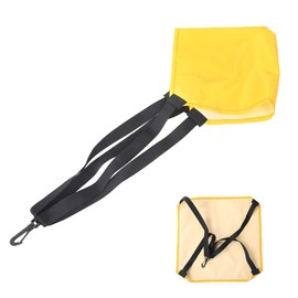 Resistance Belt, Swimming Resistance Belt with Swimming Parachute, Strength Training, Swimming Belt, Swimming Belt, Swimming Trainer, Swimming Power Training, Mesh Bag, Yellow, L