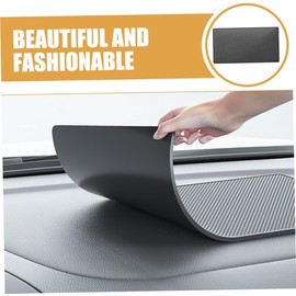 Almohadilla Antideslizante Tablero del Automóvil, Ligera y Versátil de PU Diseño de Patrón de Cuadrícula para Interiores de Coche