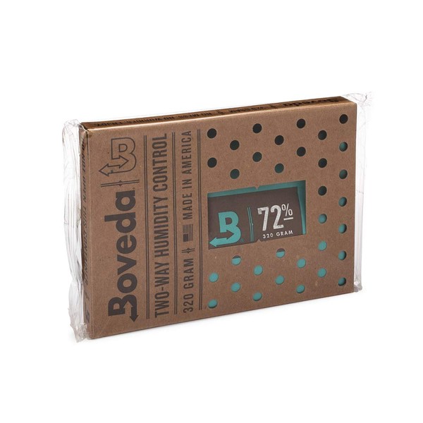 Boveda Humidity Packs – Humidity Control – Restores & Maintains Humidity – Patented Technology for Humidors – Convenient & Versatile - 72% RH 2-Way Humidity Control - Size 320-1 Count