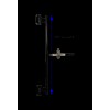 ProCamp 45" Aluminum Black Cargo Trailer Swing Door Hinged Cam Bar Lock Hasp Utility