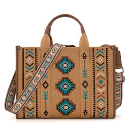 Montana West Tote Bag for Women Western Aztec Designer Handbags MW1333-8113BR