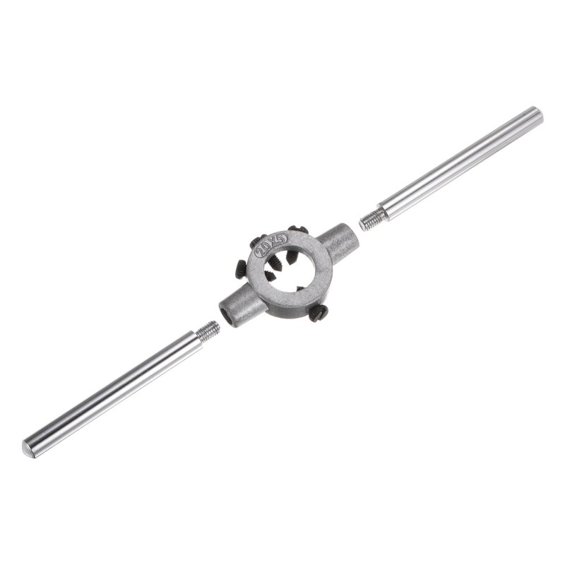 QUARKZMAN Die Stock Handle Wrench Set, 5-40 UNC Round Cutting