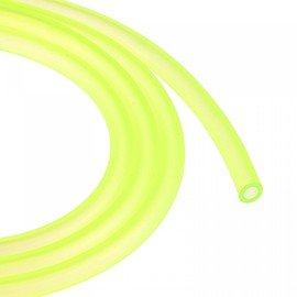 sourcing map 5mm ID 8mm OD PVC Petrol Fuel Line Hose Yellow for Small Engines Use, 3.0m Length