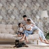 WAPANE Peel and Stick Tile Shower Waterproof Marble Tiles Wall