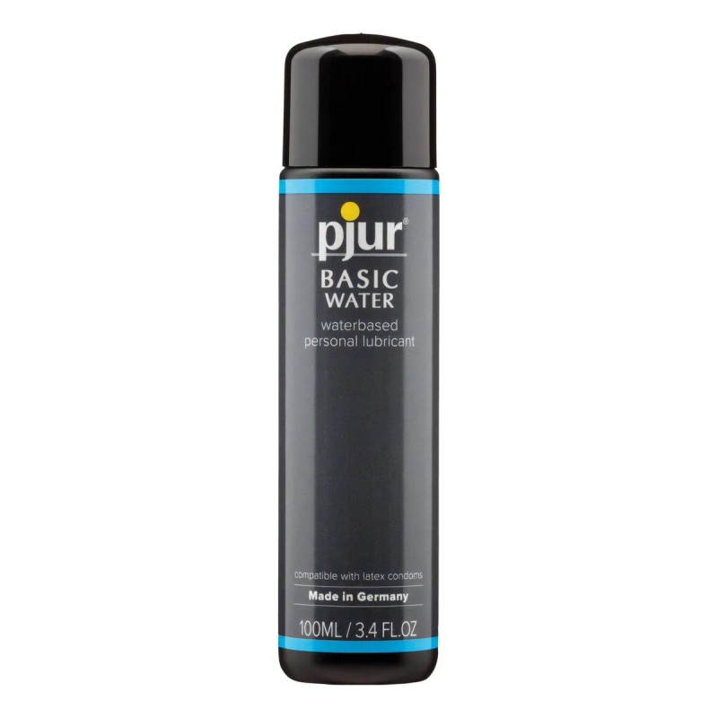 Lubricante Pjur Basic Water 100 Ml Base Agua Premium Germany
