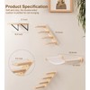 Cat Wall Hammock Set of 3, Wall Shelves with 1