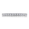 AINUOSHI Eternity Ring Women's 925 Sterling Silver Simulated Diamond Stackable