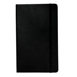 Cambridge Premium Small Hardcover Notebook, 8.25 x 5 Inches, 96 Ruled Sheets, Black (590026-21)