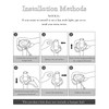 Zronon 36 Inch Ceiling Fan Downrod,Extension Rod for Multiple Ceiling