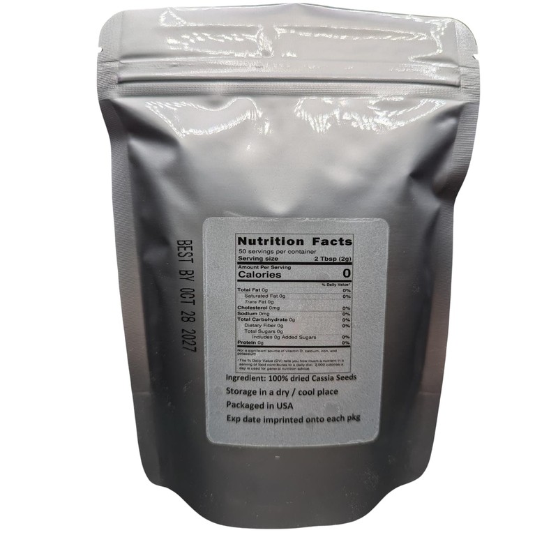 Cassia Seeds - Dried Loose Seeds from 100% Nature (12