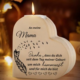 Geschenke für Mama, Muttertagsgeschenk, Handgemacht Herz Holzschild für Mama, Beste Mama Geschenk, Geburtstagsgeschenk für Mama, Personalisierte Geschenke Mama