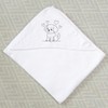 Azeeda 'Puppy Love' Baby Hooded Towel (HT00035117)