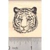 Tiger Face Rubber Stamp, Small
