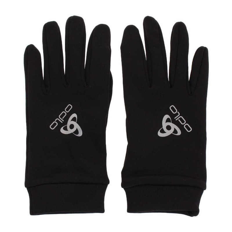 Odlo Gloves Stretch Fleece Liner Warm Gloves, black, s