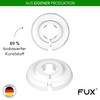 Organic Single Heating Pipe Rosette, Heating Pipe Cover, 15 mm,