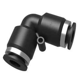 Utah Pneumatic Push-To-Connect Air Line Tube Fittings Elbow Union 3/8 Od Fittings Quick Connect Fittings Pneumatic Connectors (5 Pack)