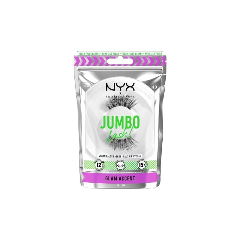 NYX Professional Makeup, Jumbo Lash, Pestañas Postizas