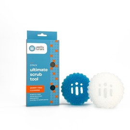 Used By Humans™ Ultimate Scrub Tool Set - Scratch-Free Scrubbing Sponge - Odor Resistant - Flexible - Ergonomic - 2 Count
