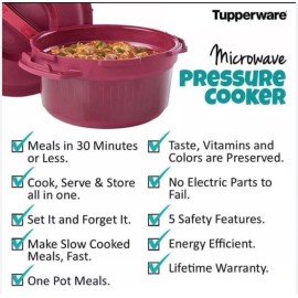 TUPPERWARE MICROWAVE PRESSURE COOKER