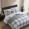 Eddie Bauer - Queen Comforter Set, Reversible Cotton Bedding with