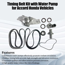 Timing Belt Kit with Water Pump - Fits for Honda Accord/for Odyssey/for Pilot/for Ridgeline V6 for Acura MDX/RL/TL V6