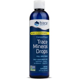 Trace Minerals Trace Mineral Drops 237 ml - Equilibrio - Digestión - Rendimiento - Huesos - Cardiovascular - Hecho en USA