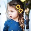 Sunflower Hair Clips for Women Sunflower Hair Accessories Yellow Thin