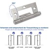 APECS Stainless Steel Hinges Foldable 304 Stainless Steel for Wooden