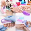 24Pcs Handle Grip Nail Brush, Fingernail Scrub Cleaning Brushes