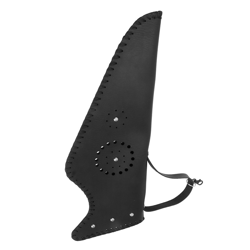Archery Arrow Holder PU Leather Traditional Shoulder Back Quiver with