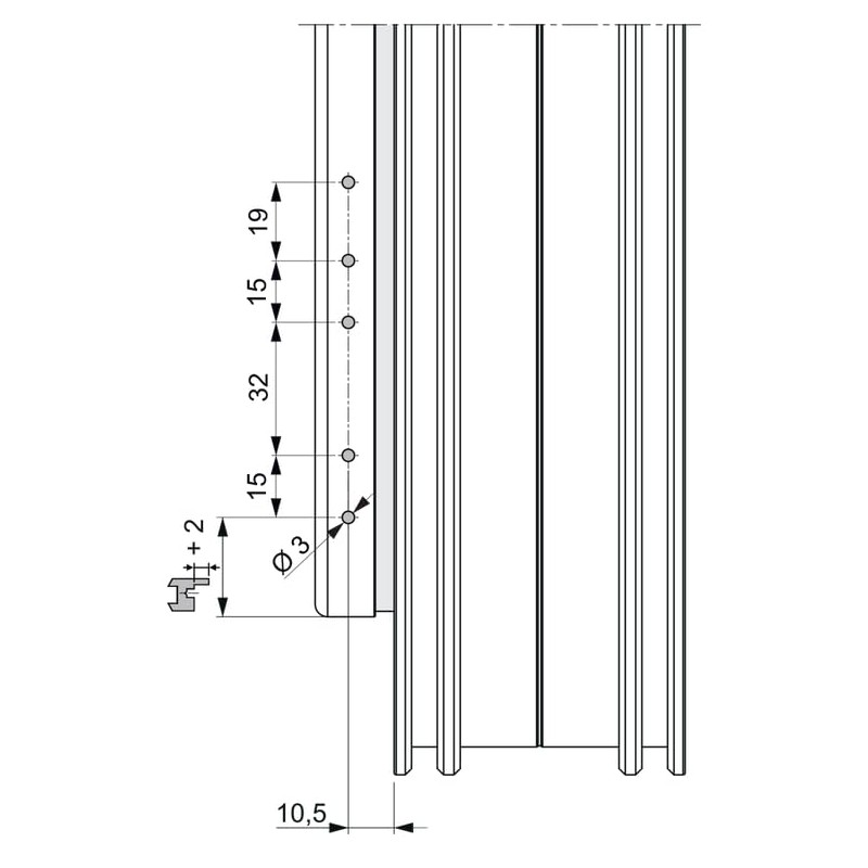 Maco Multi-Matic/Multi-Trend Corner Bearing 100 kg Consisting of 206802 and