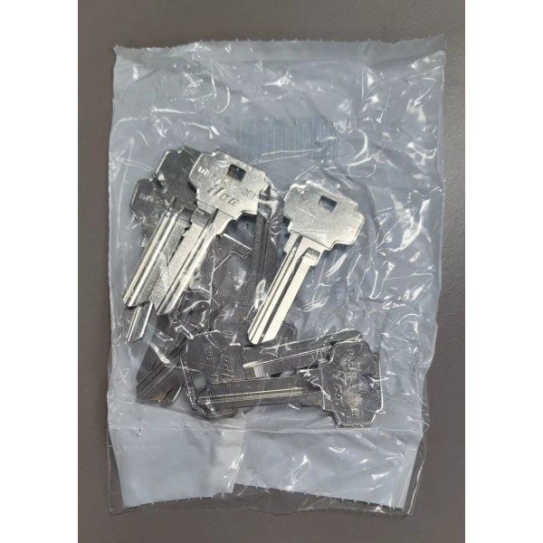 ILCO 10-PACK - ILCO Dexter Nickel Plated House Key DE8