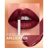 MAKI YIKA Dark Red Lipstick for Women Metallic Lipsticks Glitter
