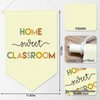 ALIBBON Home Sweet Classroom Hanging Wall Banner for Classroom Canvas