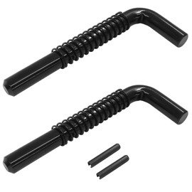 Aoserge 2 Pack Black 819T Trailer Gate Pin Latch Repair Kit Replacement, Heavy Duty Dump Trailer Gate Pin Lock for Carry-On Utility Trailers, Trailer Gate Latch with Easy Installation