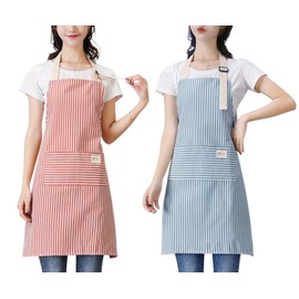 Set of 2 Children's Aprons, Children's School Art Apron for Cooking, Painting, Baking, Gardening, Housework, 65 x 70 cm