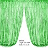 Recosis Birthday Decorations, Green Party Decorations for Birthday Banner Curtains