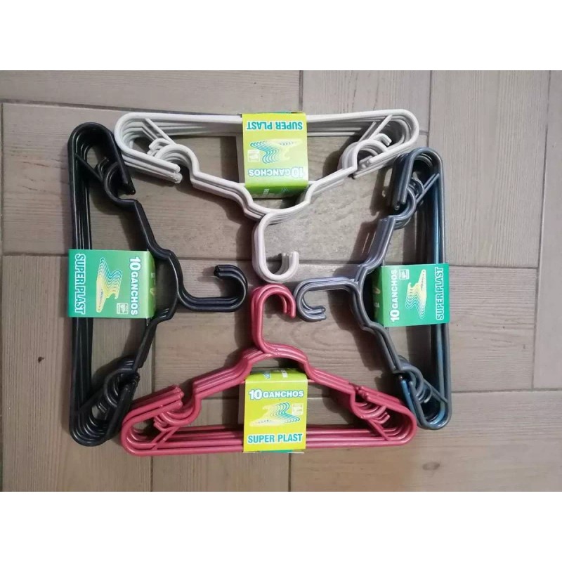Super Plast 100 Piezas De Ganchos De Ropa Para Organizar